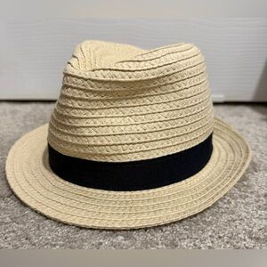 Baby GAP Beige Fedora with Black Band